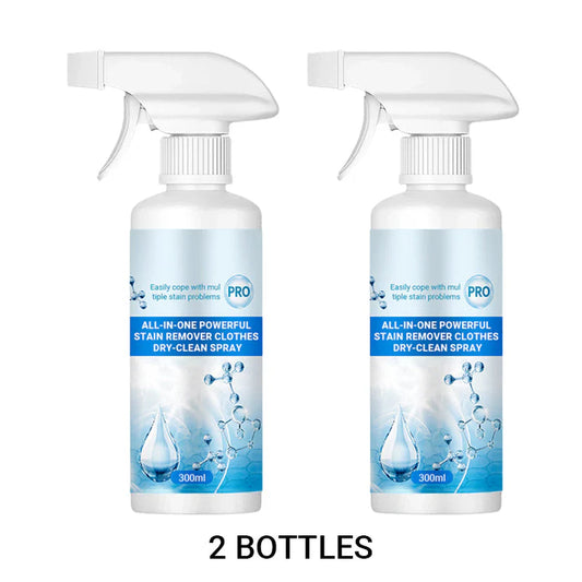 All-in-One Powerful Stain Remover Clothes Dry-Clean Spray (Pack of 2)